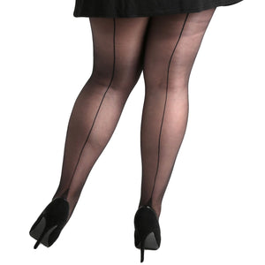 SALE! Back Seam Pantyhose (2x to 3x)